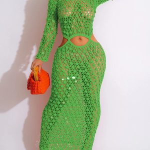 Sequin Mesh Cover Up